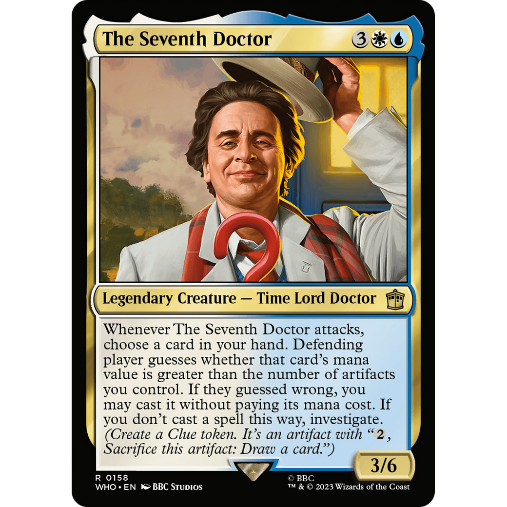 The Seventh Doctor (WHO-158) - Doctor Who Foil