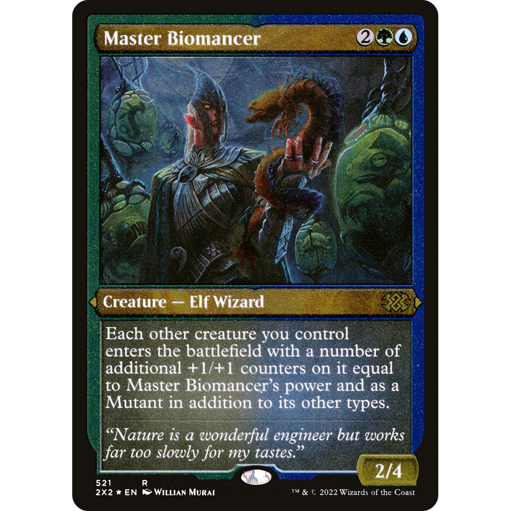 Master Biomancer (Foil Etched) (2X2-521) - Double Masters 2022 Foil
