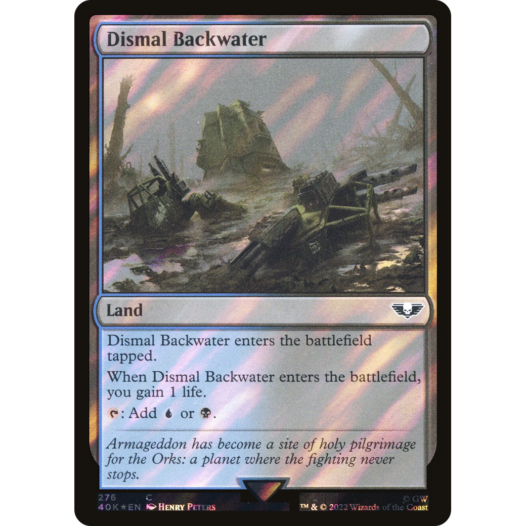 Dismal Backwater (40K-276) - Warhammer 40,000 Commander Foil