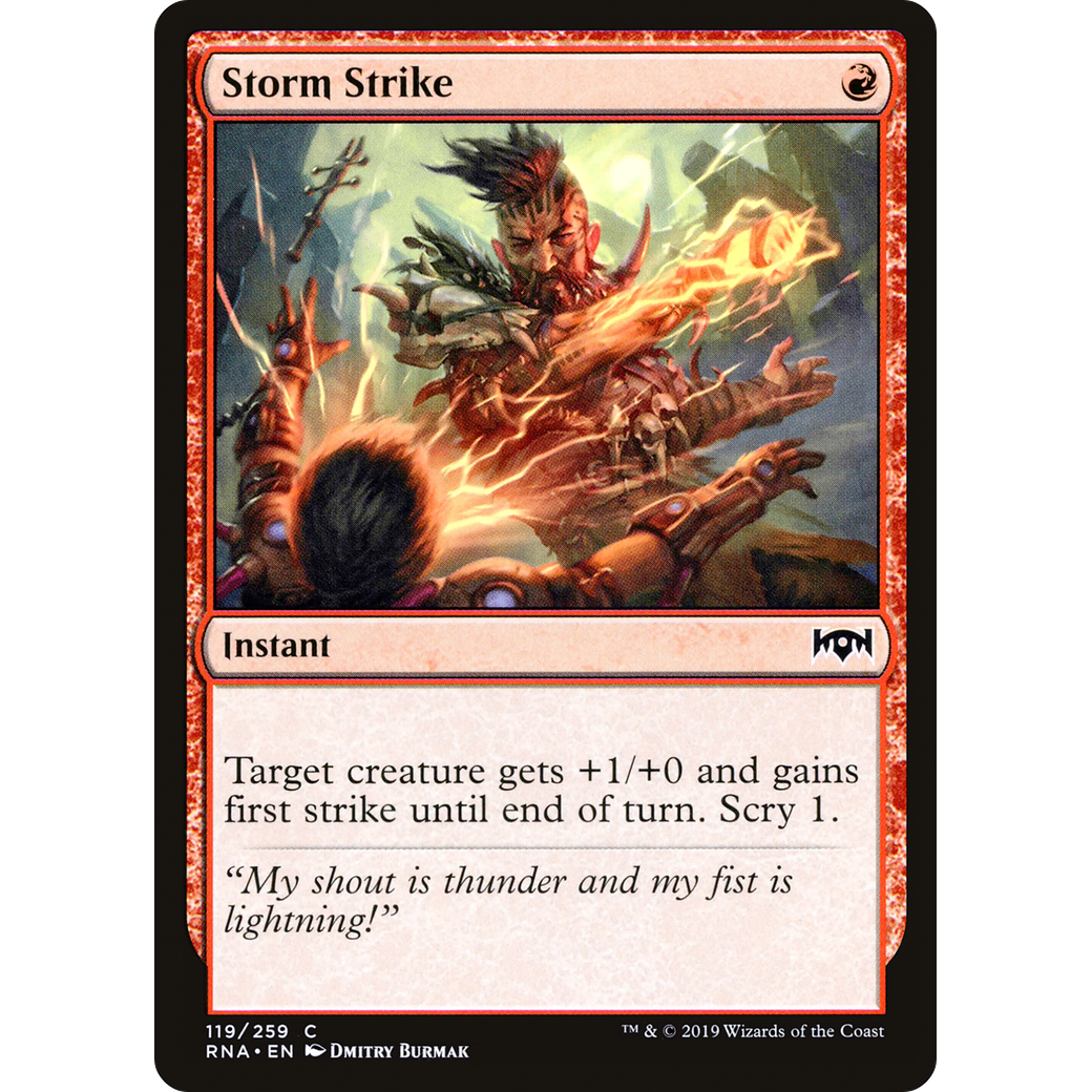 Storm Strike (RNA-119) - Ravnica Allegiance Foil