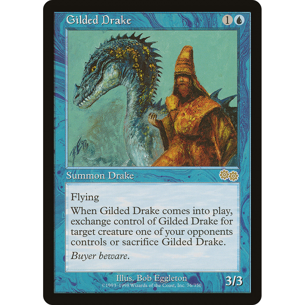 Gilded Drake (USG-076) - Urza's Saga