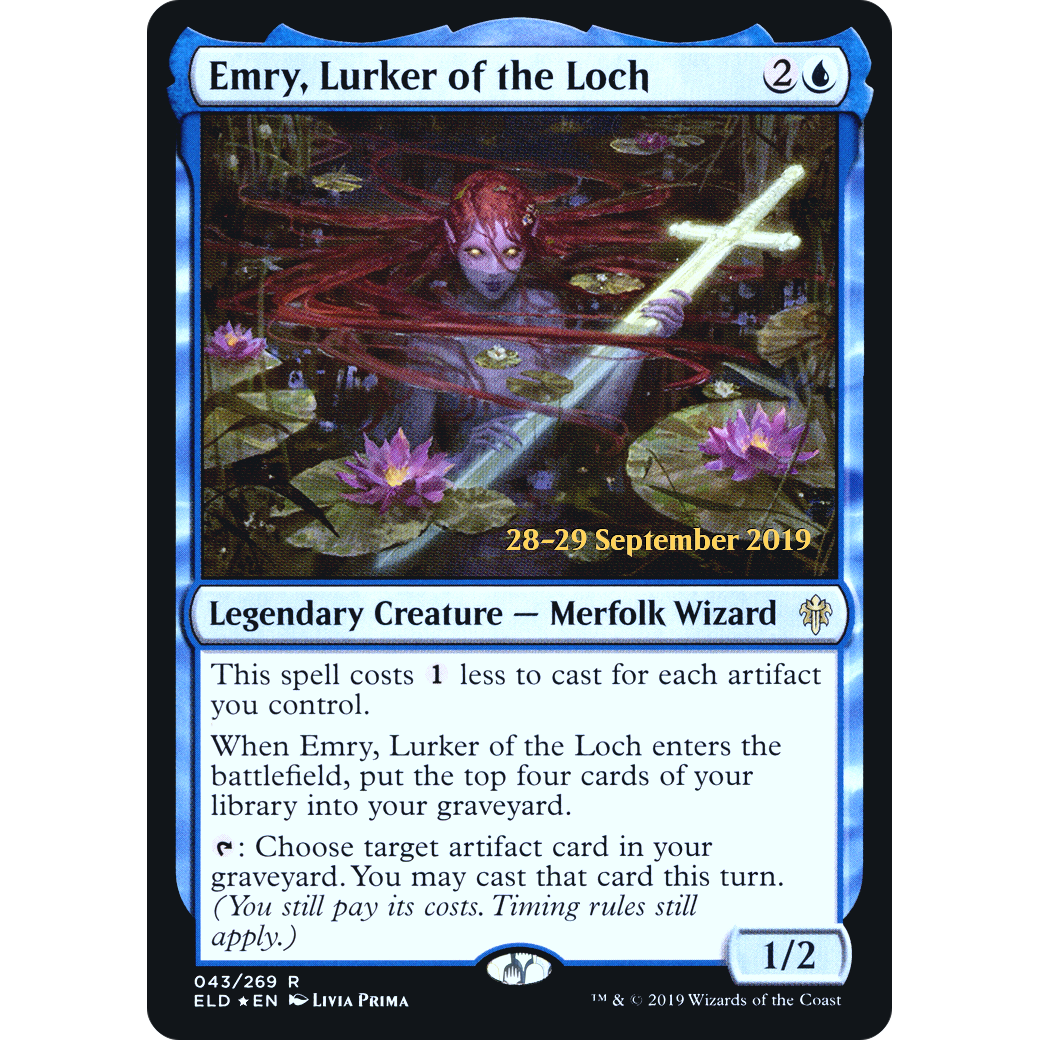 Emry, Lurker of the Loch (PRE-043) - Throne of Eldraine Promos Foil