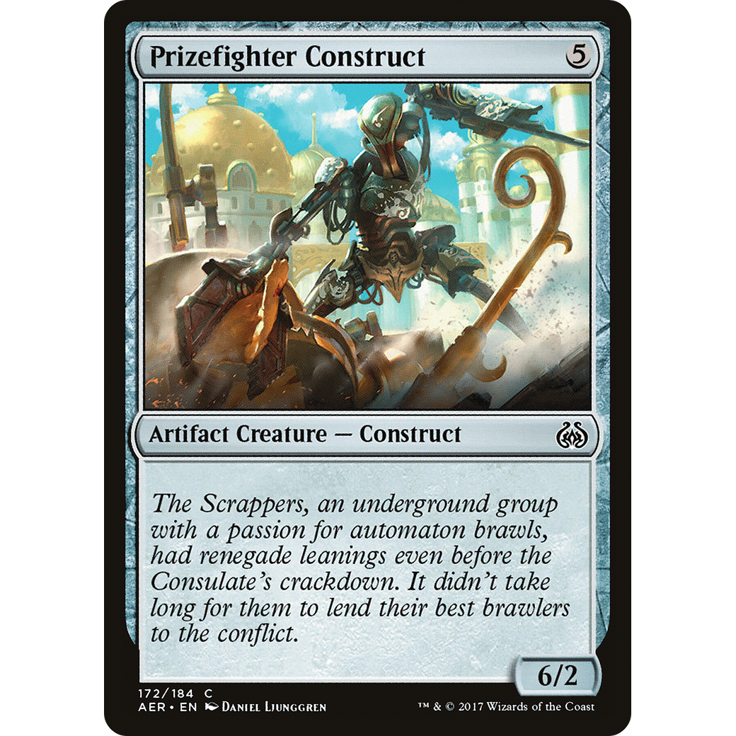Prizefighter Construct (AER-172) - Aether Revolt Foil