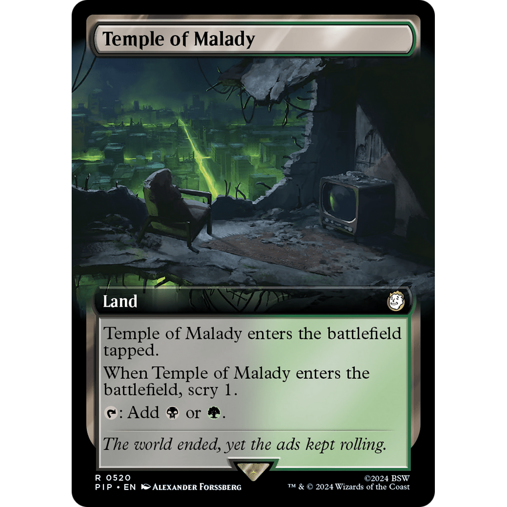 Temple of Malady (PIP-520) - Fallout: (Extended Art) Foil