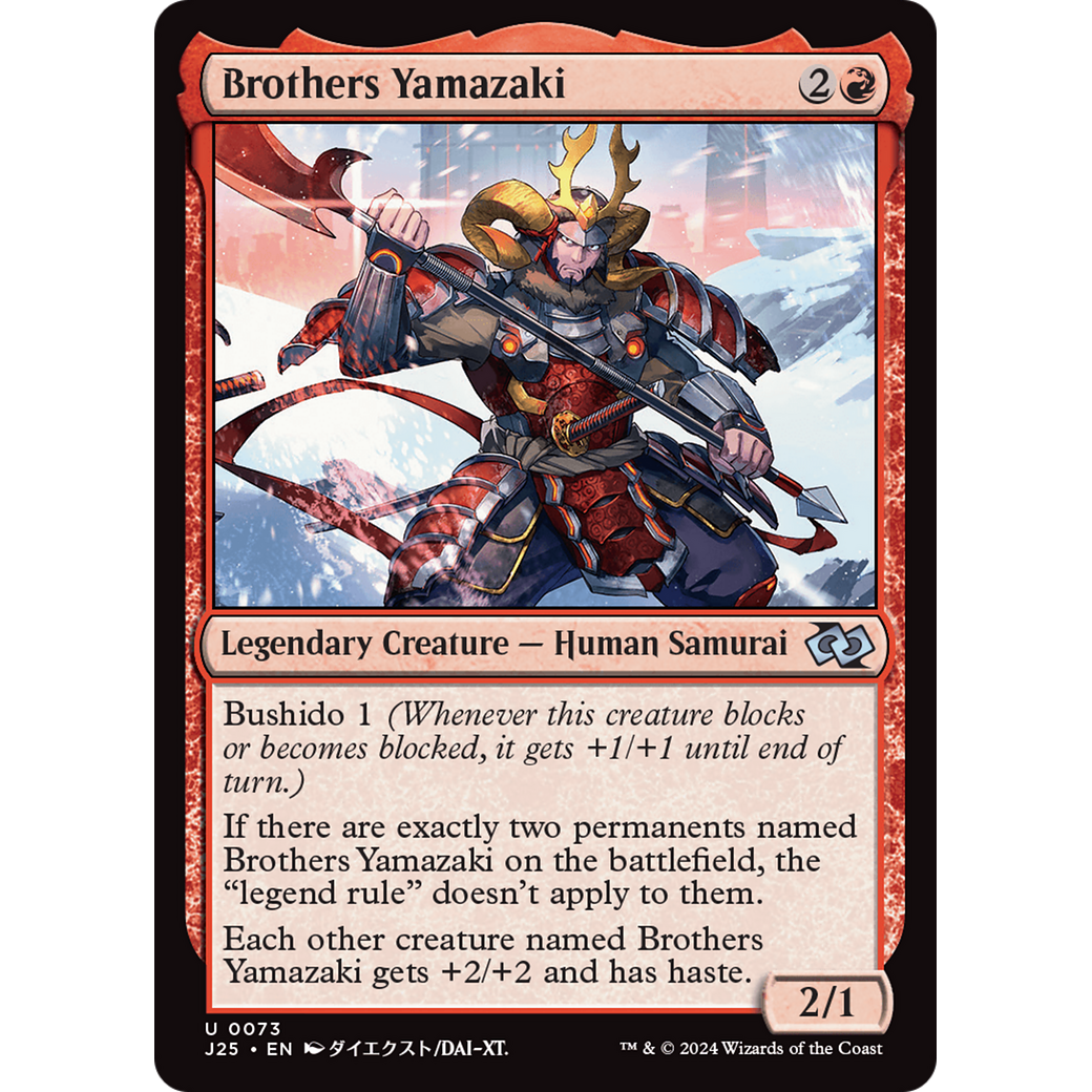 Brothers Yamazaki (J25-073) - Foundations Jumpstart