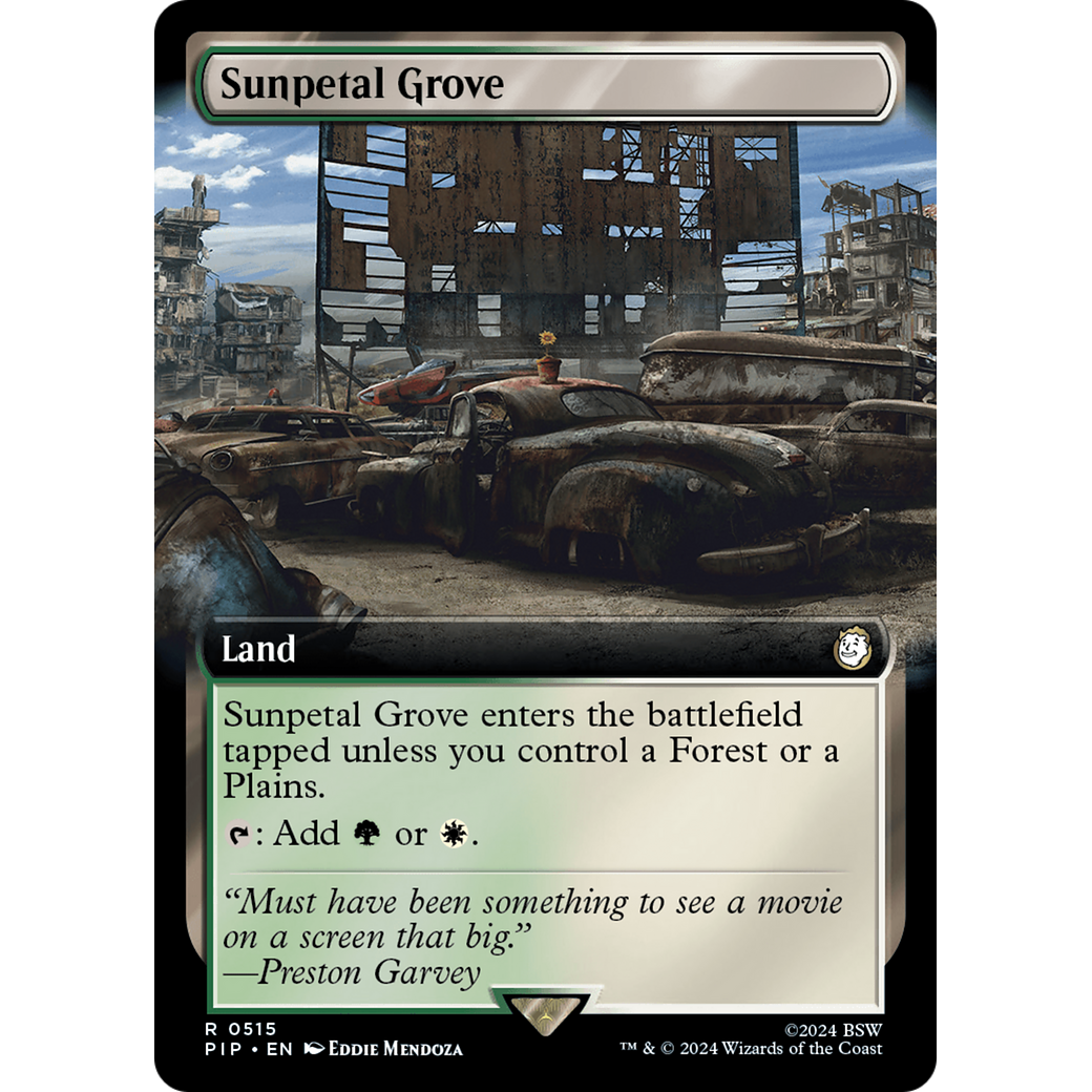 Sunpetal Grove (PIP-515) - Fallout: (Extended Art) Foil