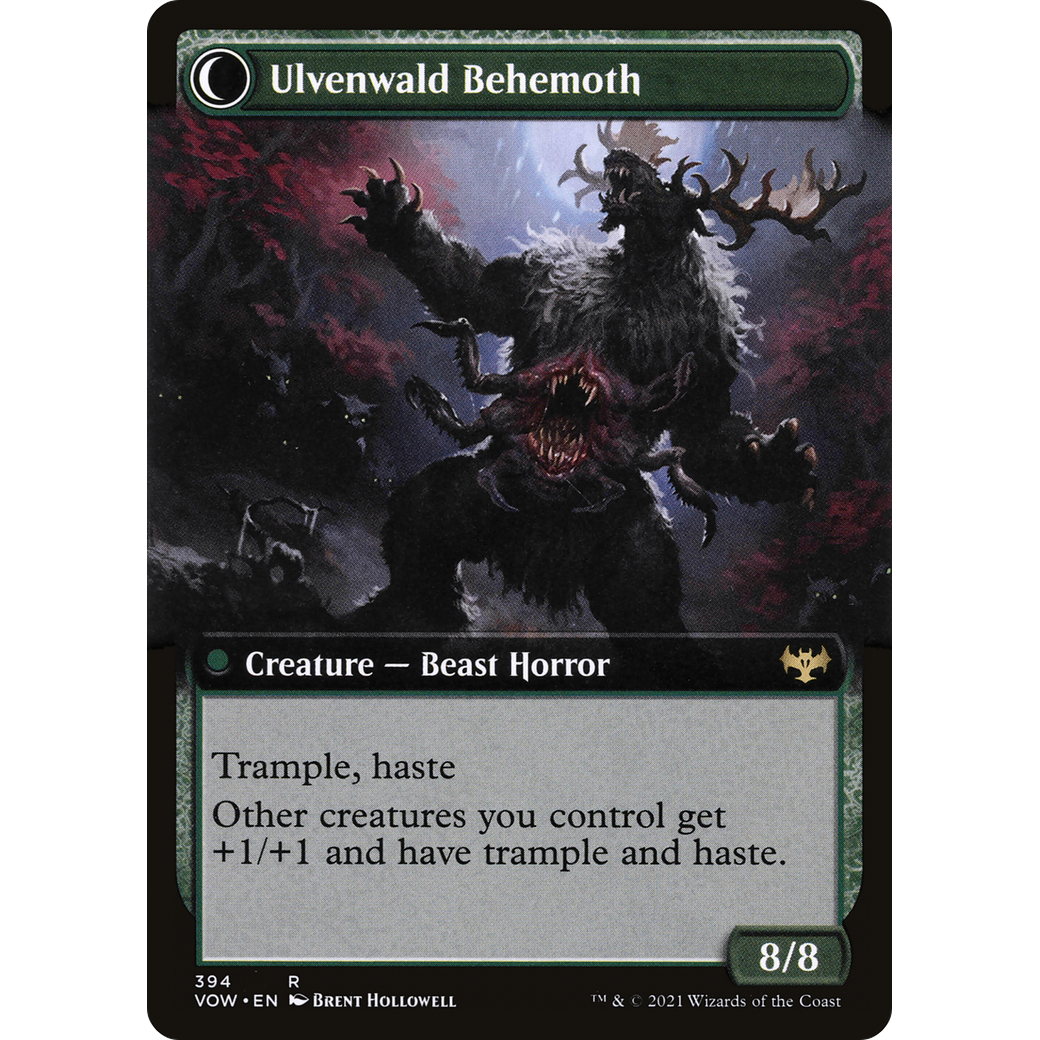 Ulvenwald Oddity (Extended Art) (VOW-394) - Innistrad: Crimson Vow: (Extended Art, Double Faced Transform)