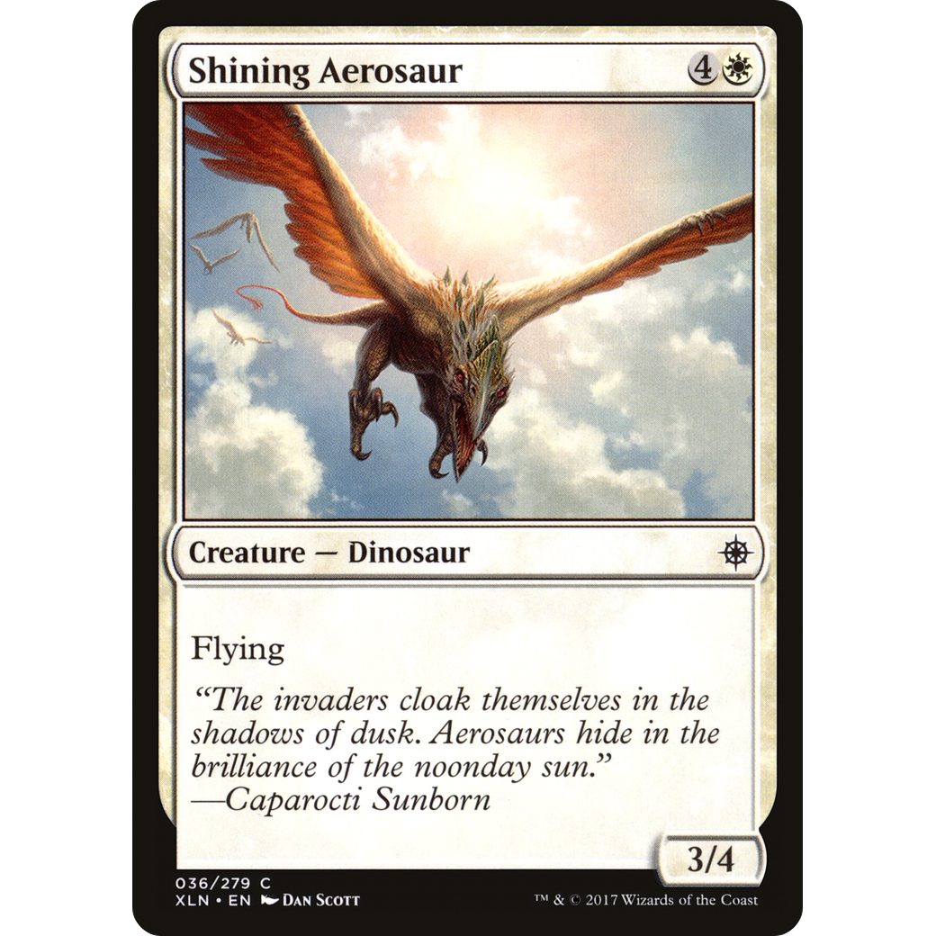 Shining Aerosaur (XLN-036) - Ixalan Foil