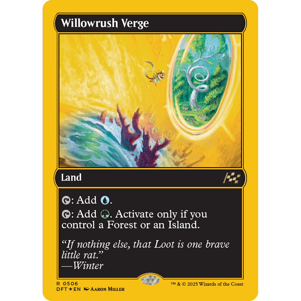 Willowrush Verge (DFT-506) - Aetherdrift Foil