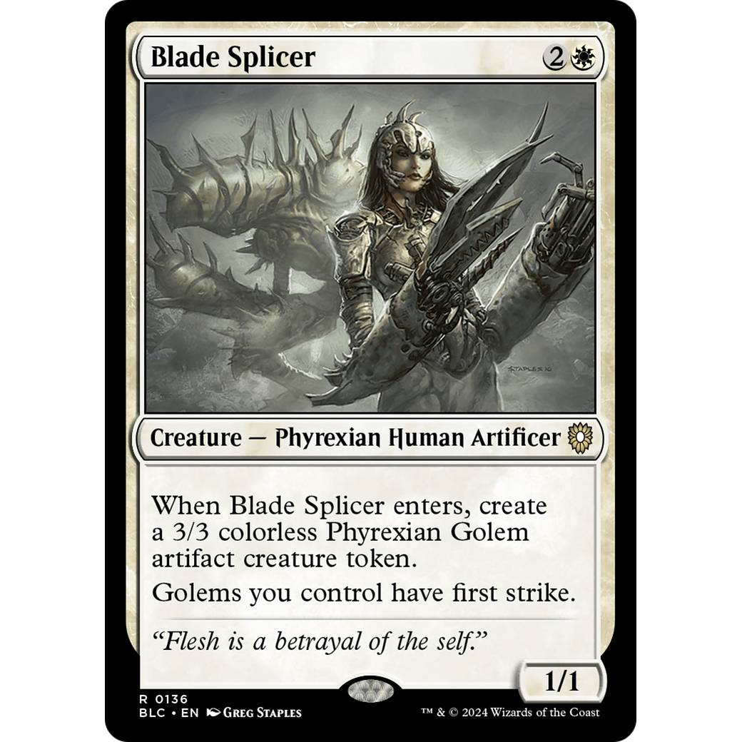 Blade Splicer (BLC-136) - Bloomburrow Commander