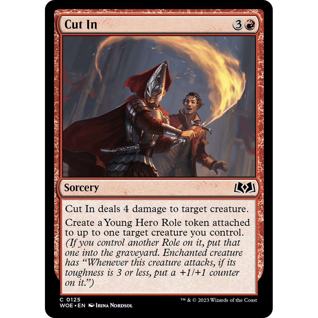 Cut In (WOE-125) - Wilds of Eldraine Foil