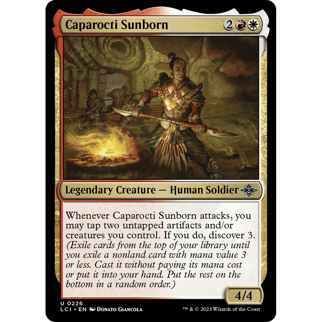 Caparocti Sunborn (LCI-226) - The Lost Caverns of Ixalan Foil