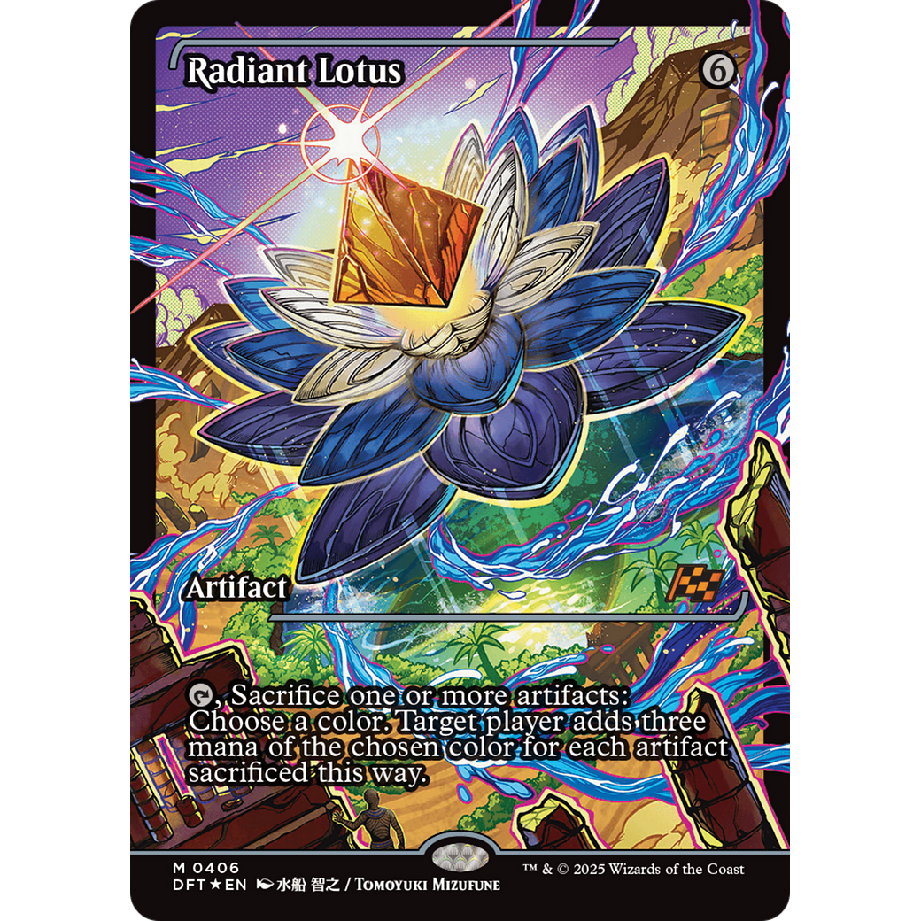 Radiant Lotus (DFT-406) - Aetherdrift: (Showcase) Foil