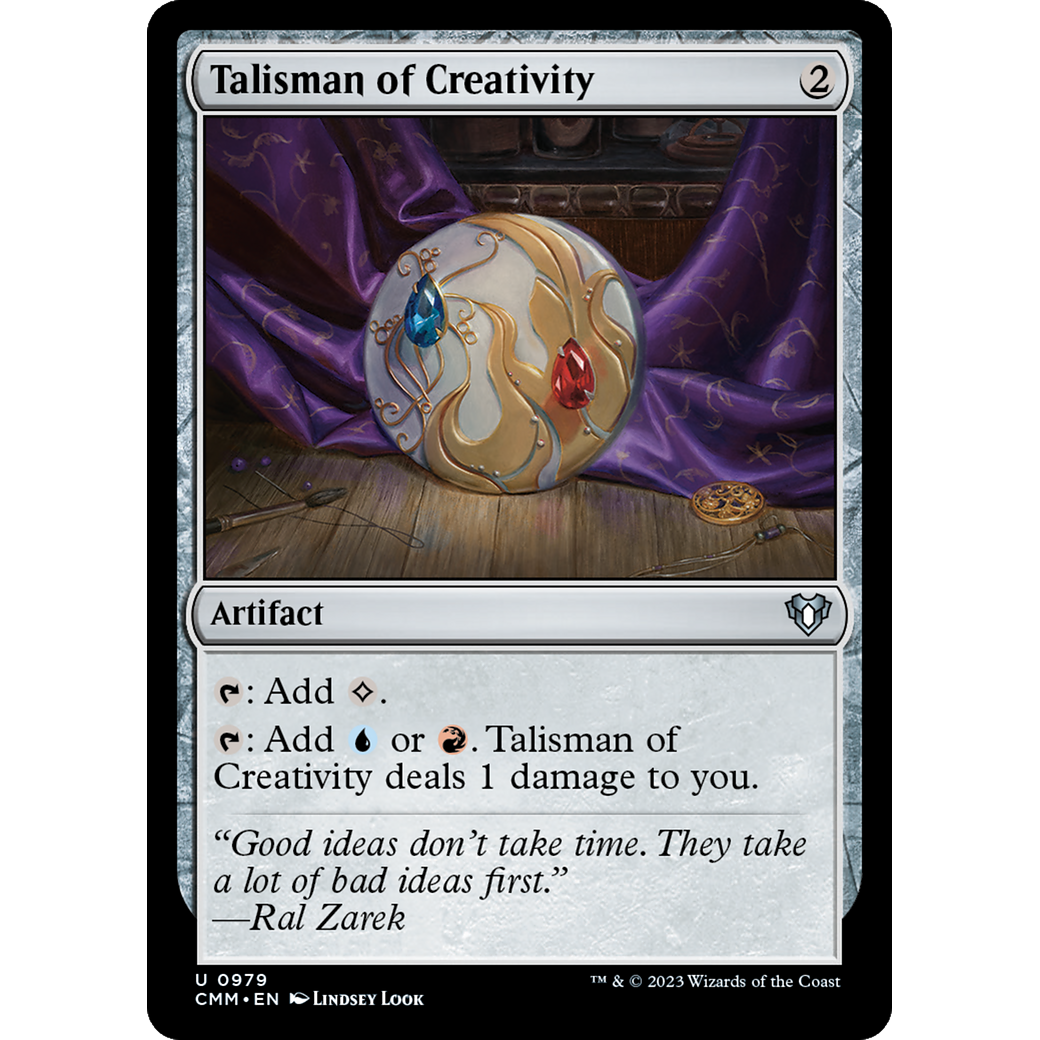 Talisman of Creativity (CMM-979) - Commander Masters
