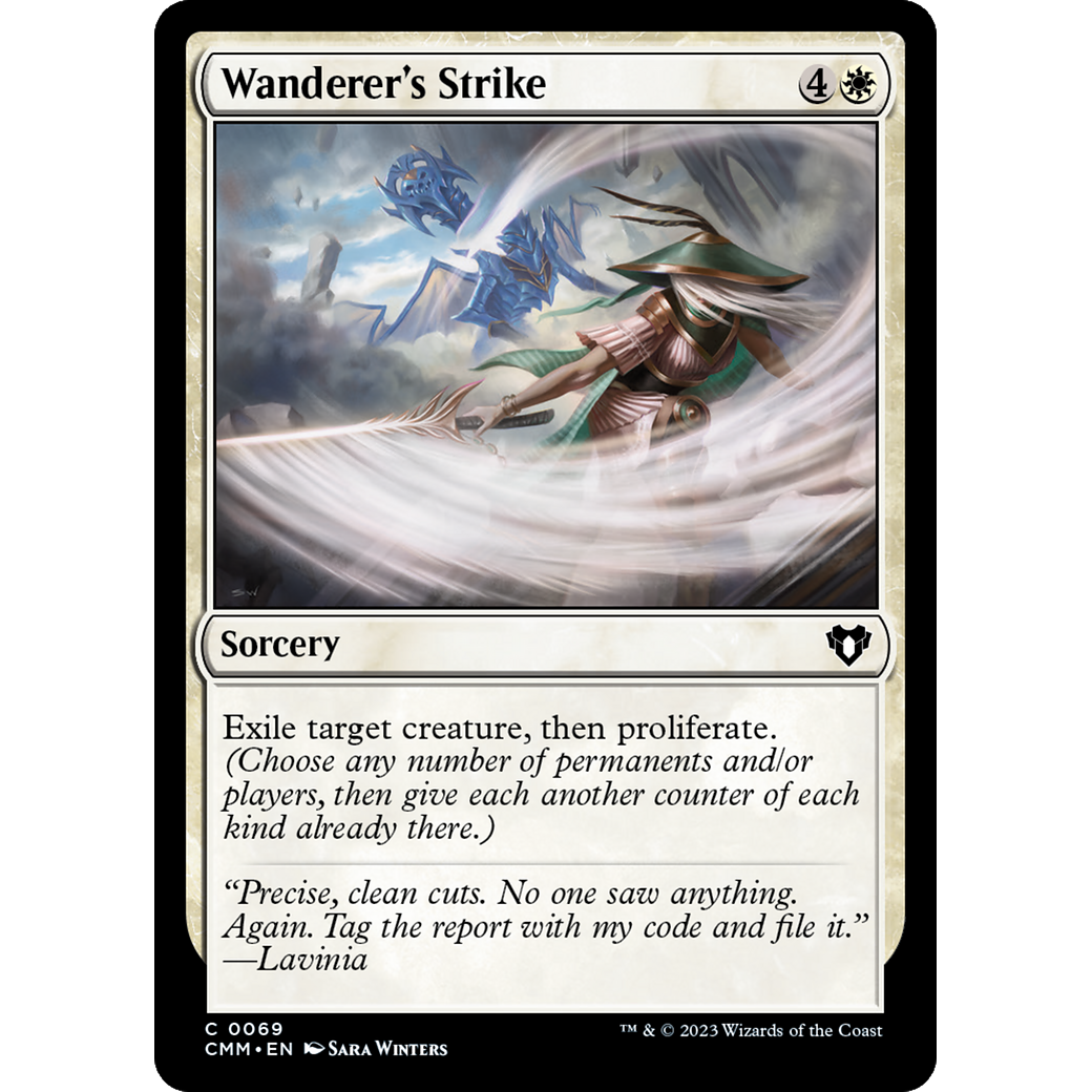 Wanderer's Strike (CMM-069) - Commander Masters Foil
