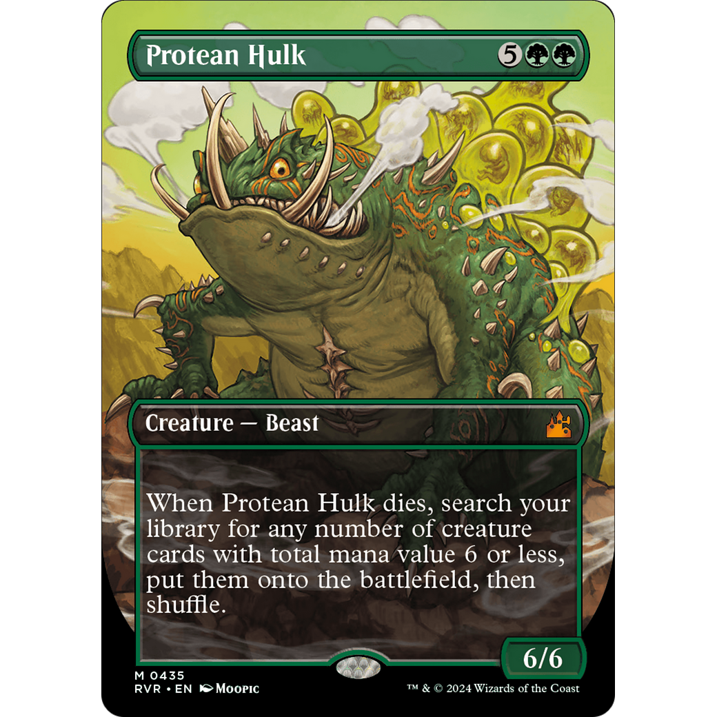 Protean Hulk (RVR-435) - Ravnica Remastered (Borderless) Foil