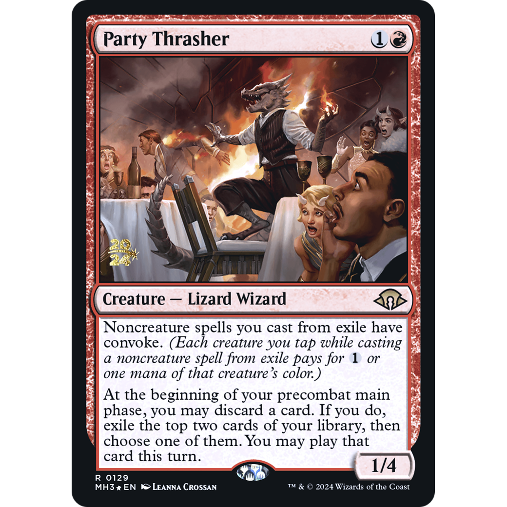 Party Thrasher (PRE-129S) - Modern Horizons 3 Promos Foil