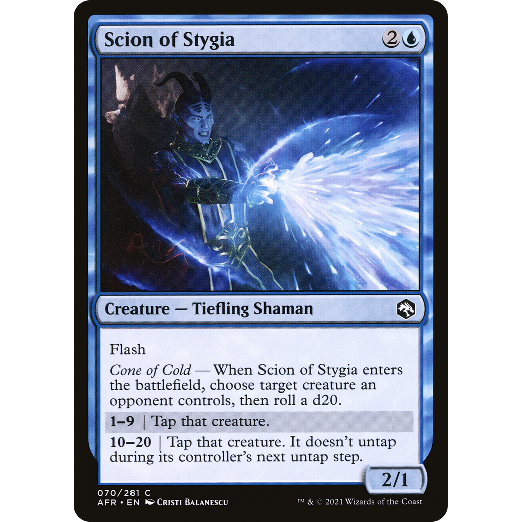 Scion of Stygia (AFR-070) - Adventures in the Forgotten Realms Foil