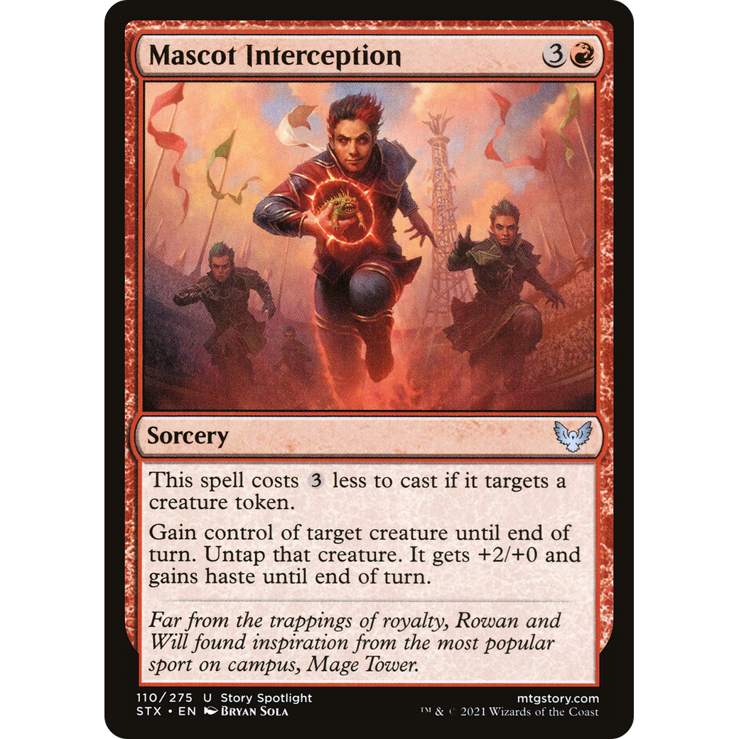Mascot Interception (STX-110) - Strixhaven: School of Mages Foil