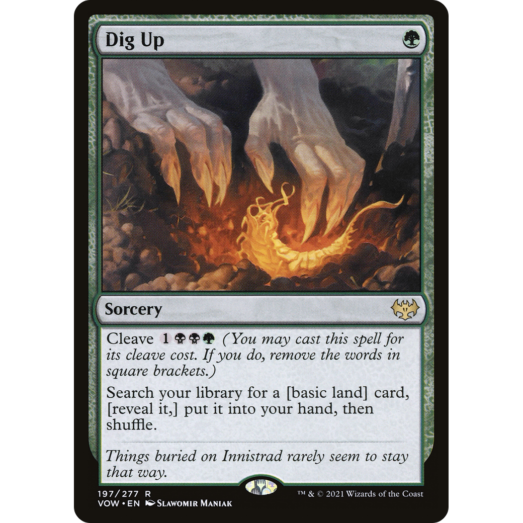 Dig Up (VOW-197) - Innistrad: Crimson Vow Foil
