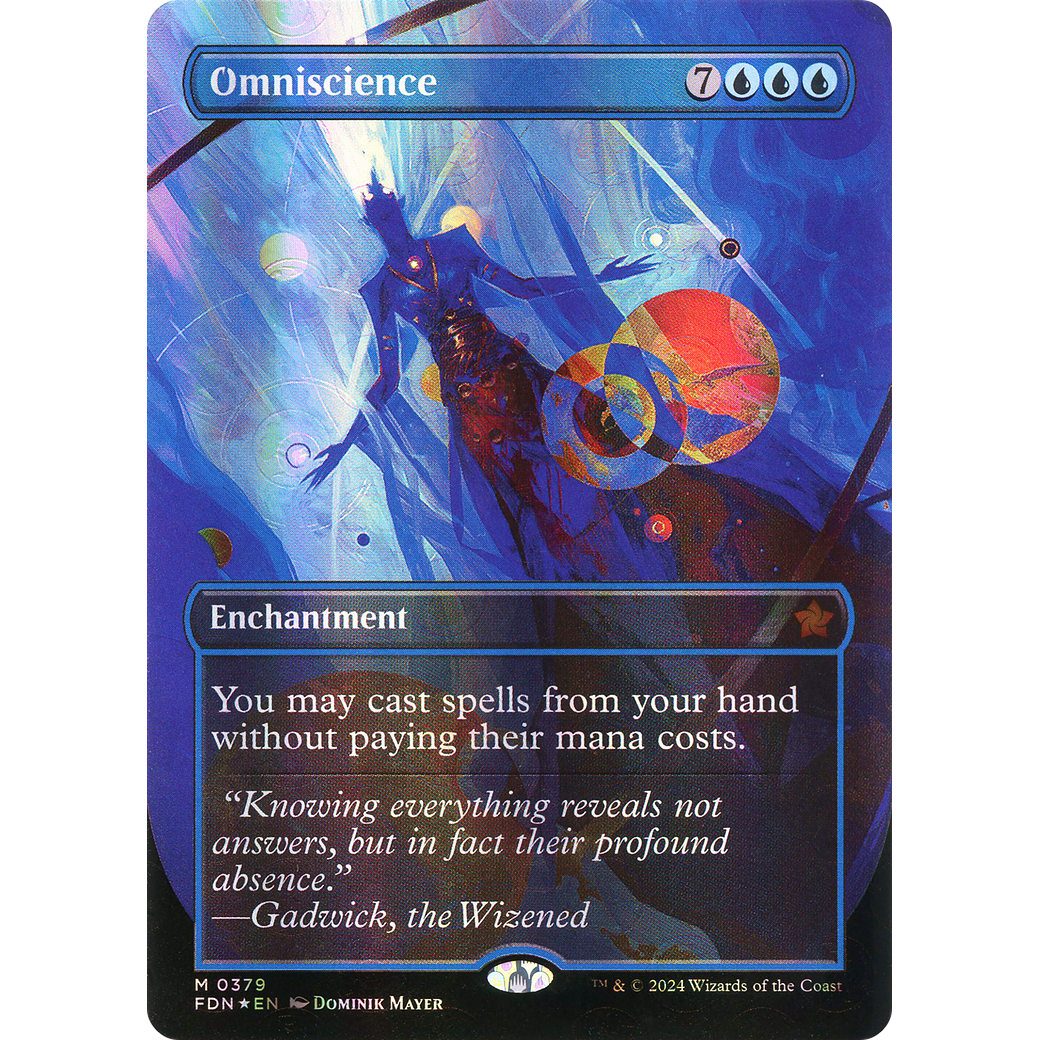 Omniscience (FDN-379) - Foundations (Borderless) Foil