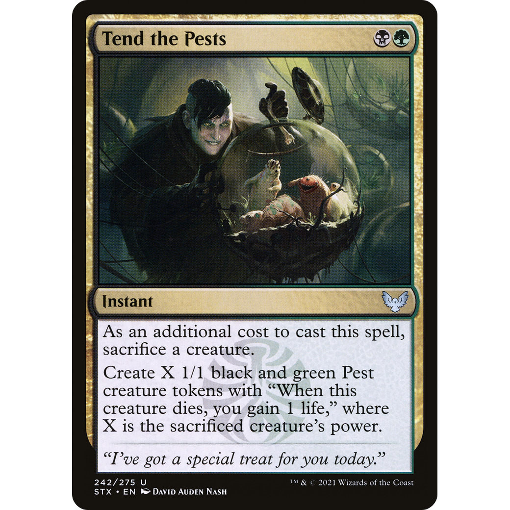 Tend the Pests (STX-242) - Strixhaven: School of Mages