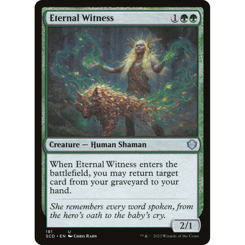 Eternal Witness (SCD-181) - Starter Commander Decks
