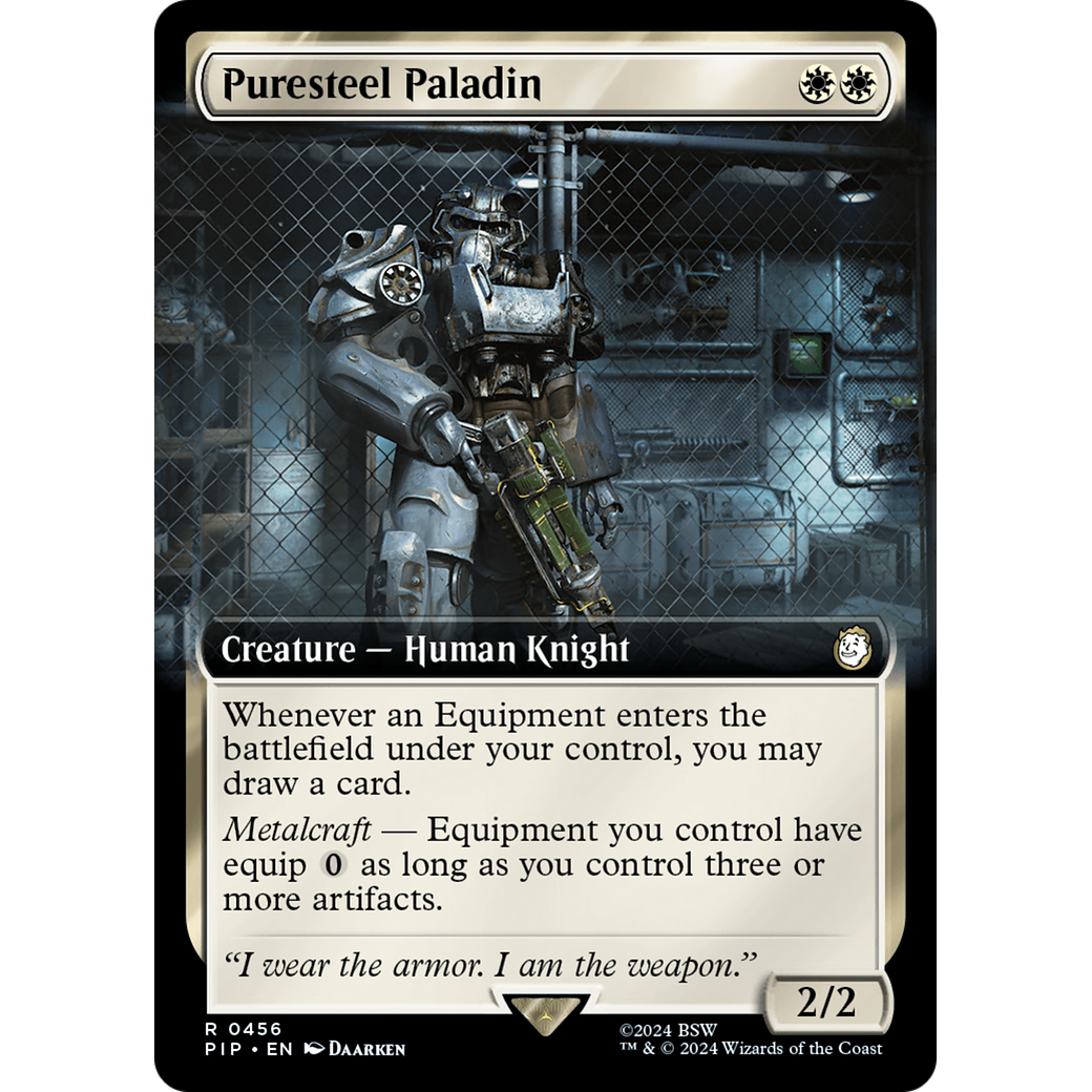 Puresteel Paladin (PIP-456) - Fallout: (Extended Art) Foil
