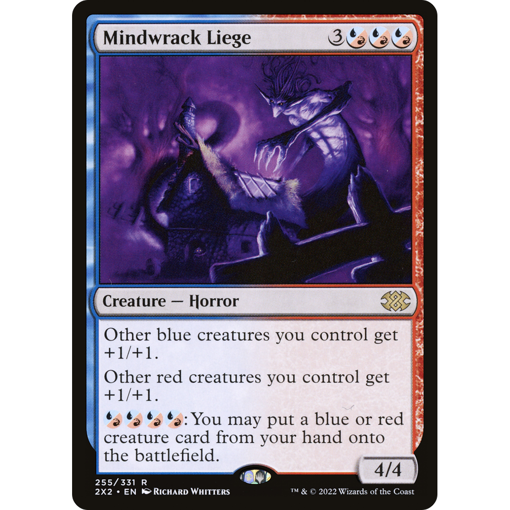 Mindwrack Liege (2X2-255) - Double Masters 2022 Foil