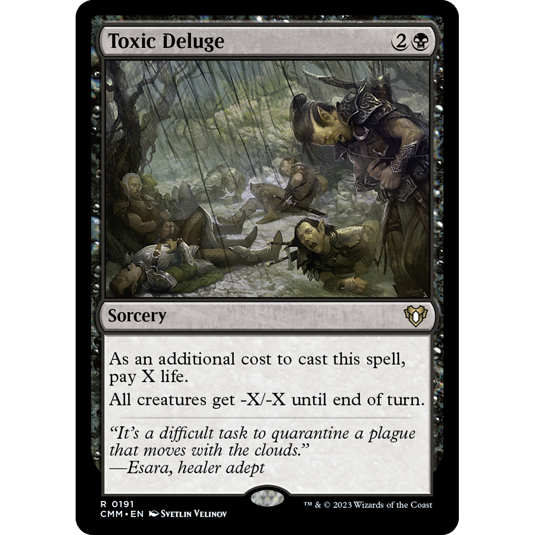 Toxic Deluge (CMM-191) - Commander Masters Foil