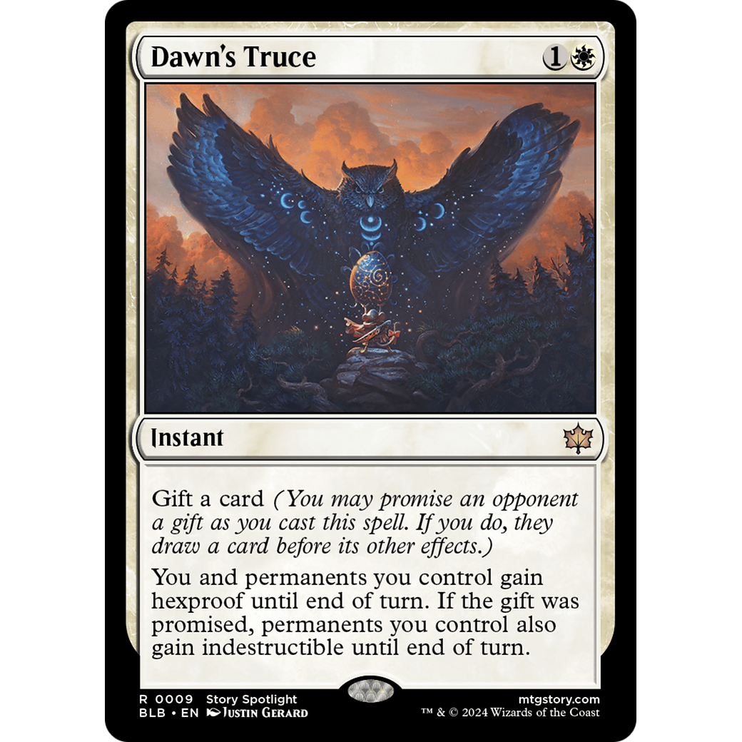 Dawn's Truce (BLB-009) - Bloomburrow Foil
