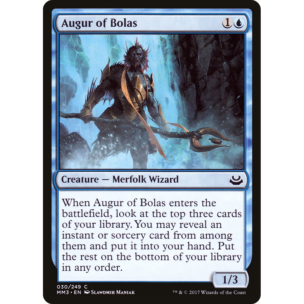 Augur of Bolas (MM3-030) - Modern Masters 2017