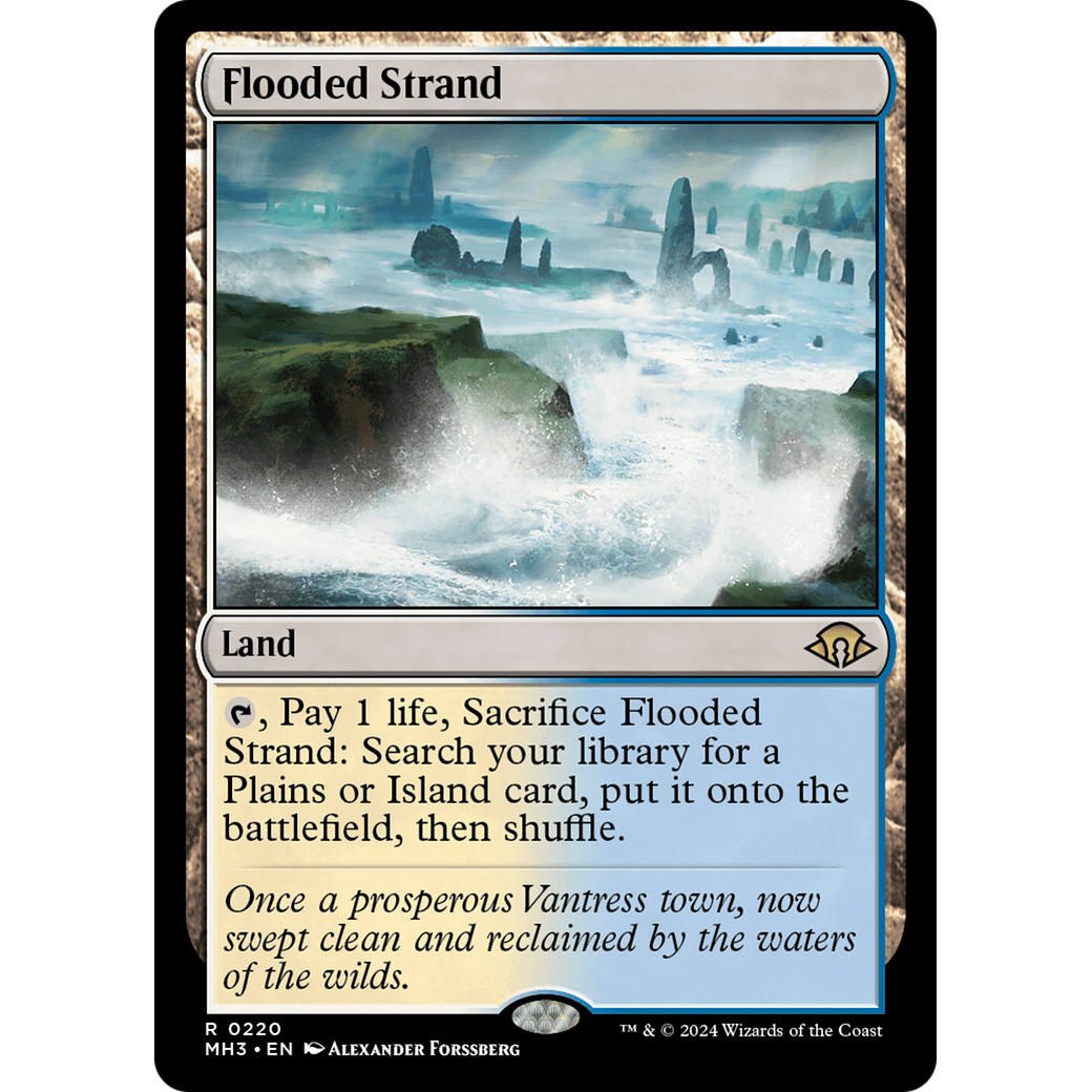 Flooded Strand (MH3-220) - Modern Horizons 3 Foil