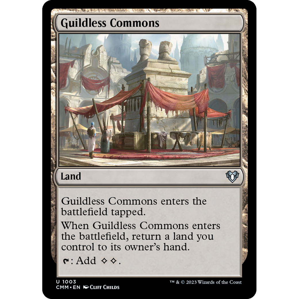 Guildless Commons (CMM-1003) - Commander Masters