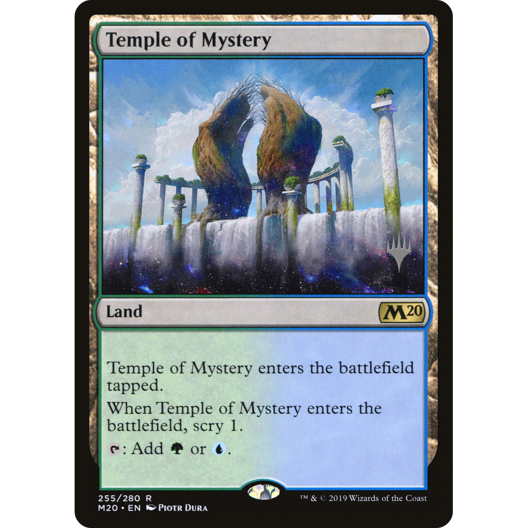 Temple of Mystery (PPM20-255) - Core Set 2020 Promos Foil