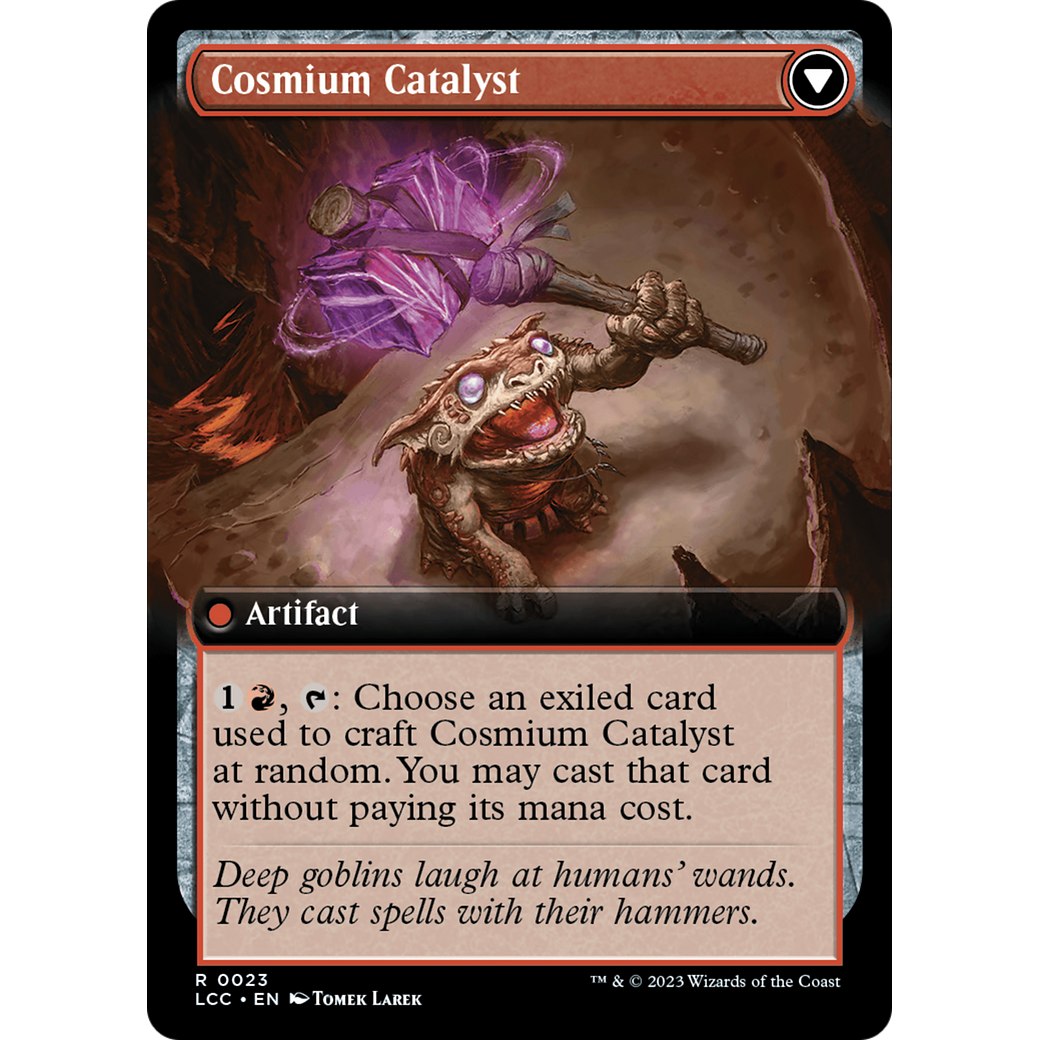 Ore-Rich Stalactite // Cosmium Catalyst (LCC-023) - The Lost Caverns of Ixalan Commander: (Extended Art) Foil