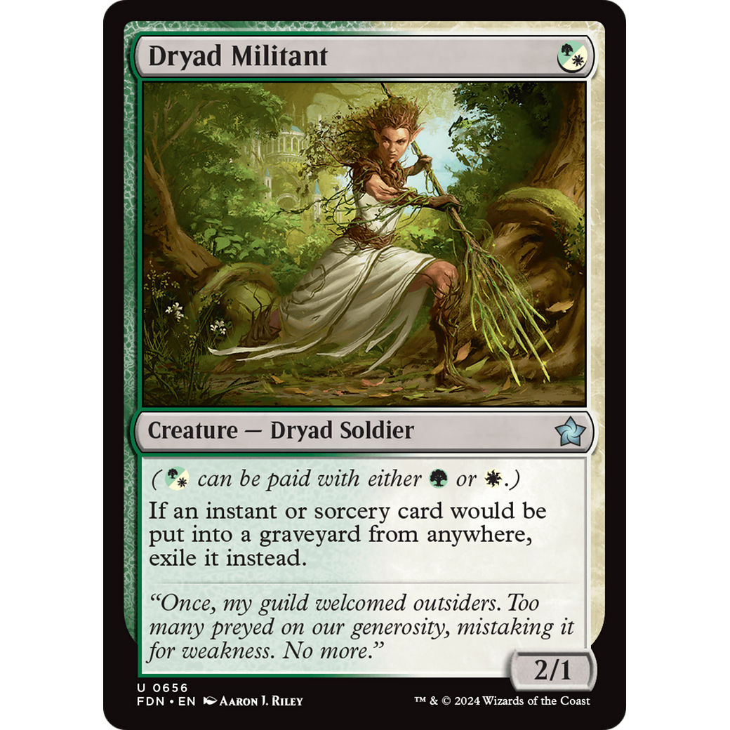 Dryad Militant (FDN-656) - Foundations