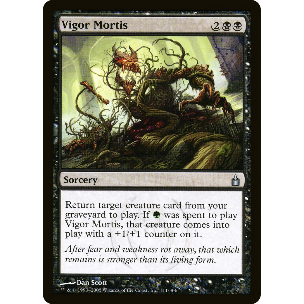 Vigor Mortis (RAV-111) - Ravnica: City of Guilds Foil
