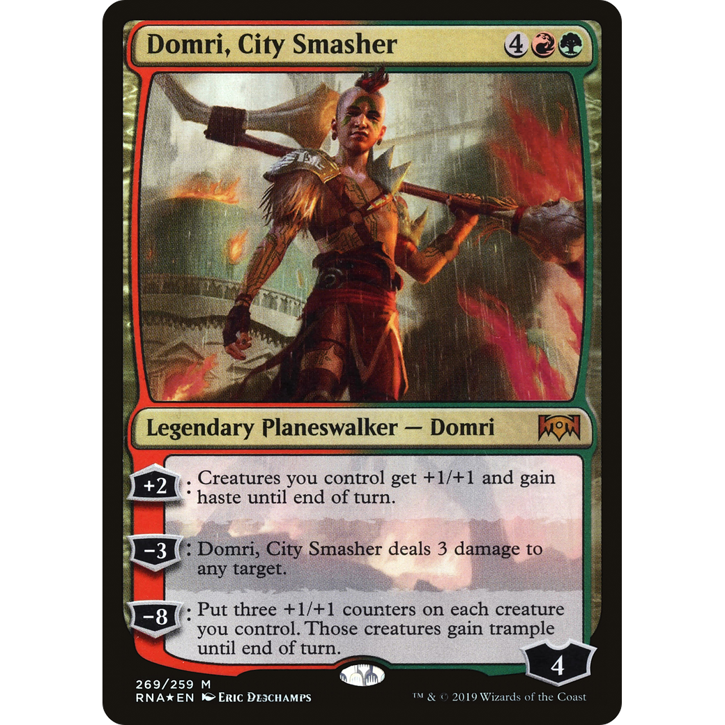 Domri, City Smasher (RNA-269) - Ravnica Allegiance Foil