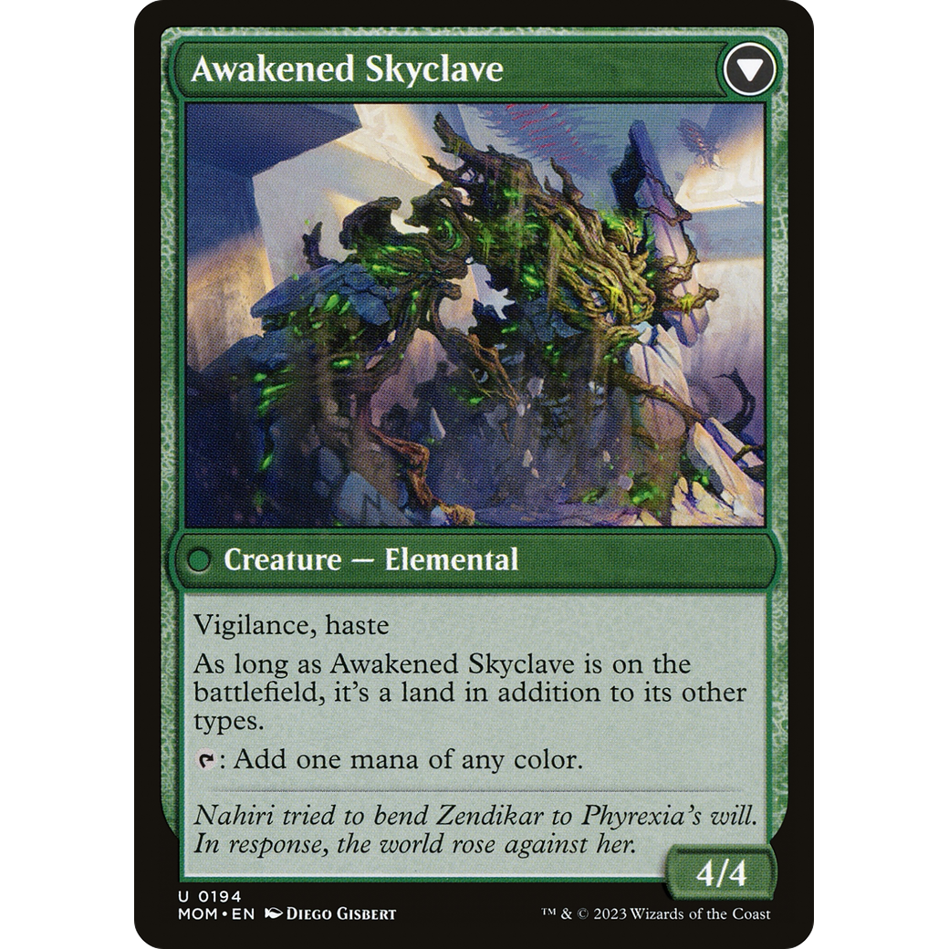 Invasion of Zendikar // Awakened Skyclave (MOM-194) - March of the Machine Foil