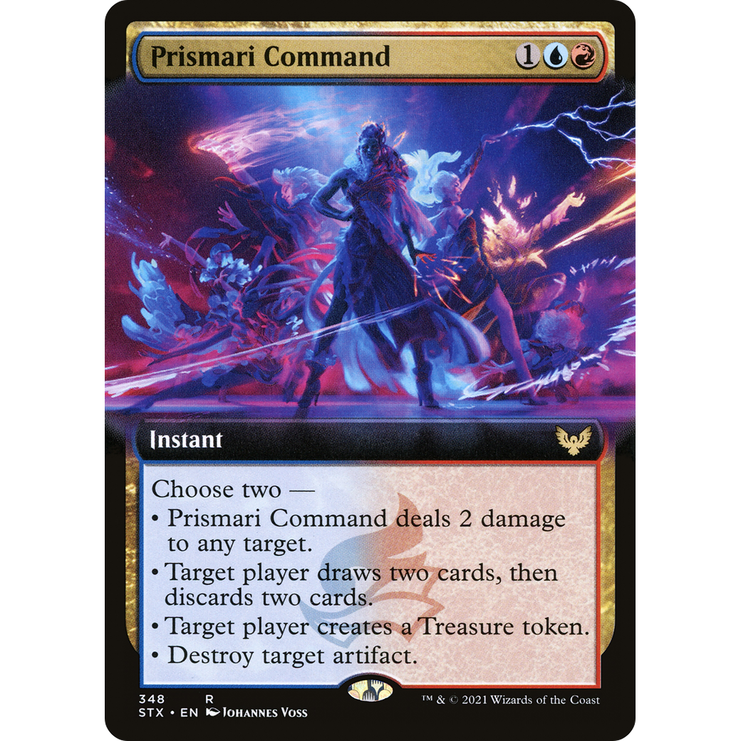 Prismari Command (Extended Art) (STX-348) - Strixhaven: School of Mages: (Extended Art)