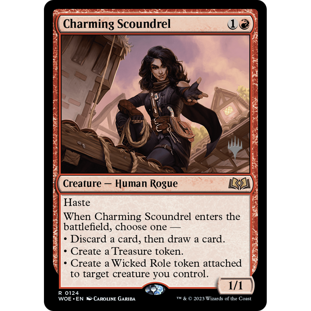 Charming Scoundrel (PPWOE-124P) - Wilds of Eldraine Promos