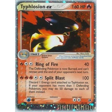 Typhlosion ex 99/100 - Sandstorm Holofoil