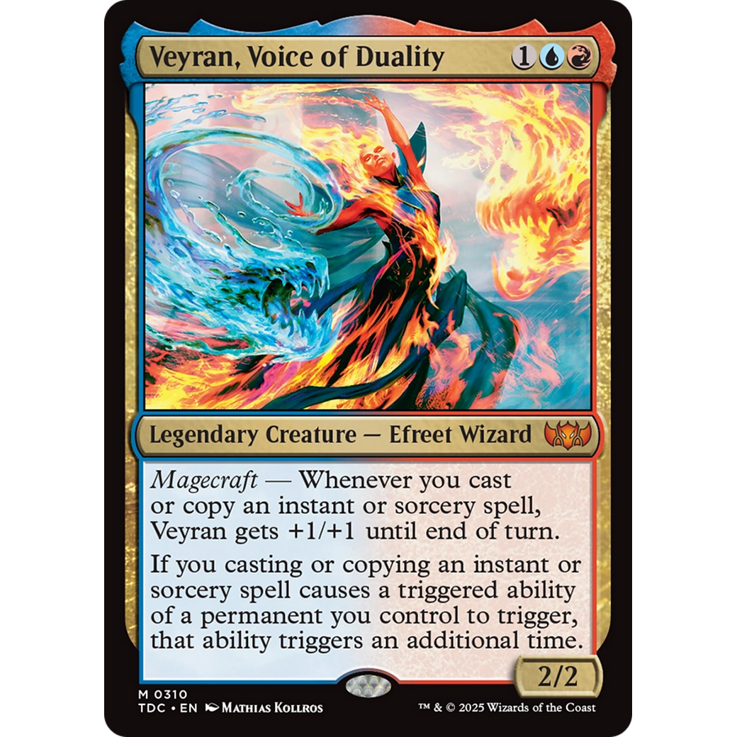 Veyran, Voice of Duality (TDC-310) - Commander: Tarkir: Dragonstorm
