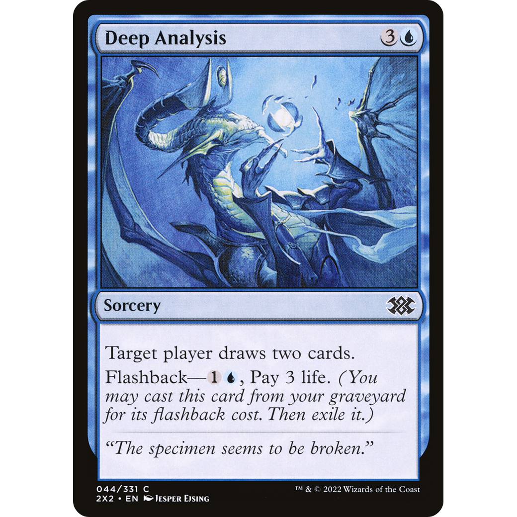 Deep Analysis (2X2-044) - Double Masters 2022 Foil