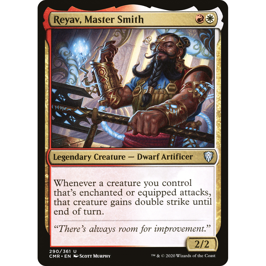 Reyav, Master Smith (CMR-290) - Commander Legends Foil