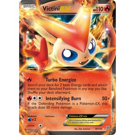 Victini EX 18/135 - Plasma Storm Holofoil