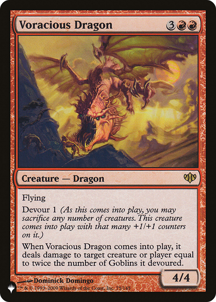 Voracious Dragon (LIST-75/145) - The List