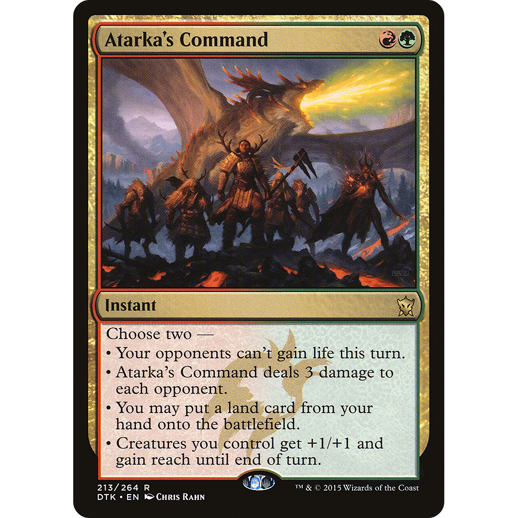 Atarka's Command (DTK-213) - Dragons of Tarkir Foil