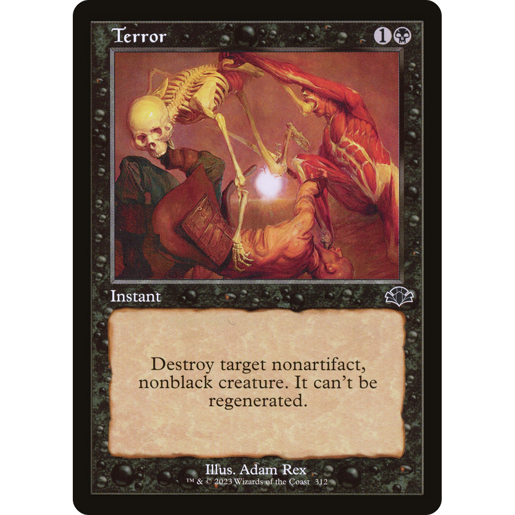 Terror (Retro Frame) (DMR-312) - Dominaria Remastered